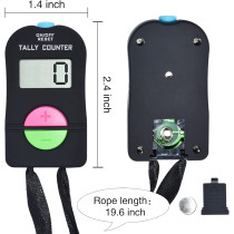 VANVENE Electronic Hand Clicker Counter – Easy Tally for Sports & More