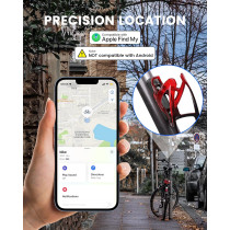 Ravemen Rechargeable Bike Tracker for Apple Find My – 8-Month Battery