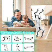 Robot Chien Interactif Rechargeable avec Télécommande & Voix