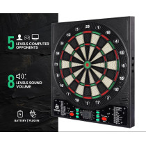 WIN.MAX Electronic Dart Board with LED Display & 12 Soft Tip Darts