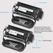 Full HD 1080P Camcorder 24MP Digital Camera with 16X Zoom & 2 Batteries