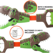 DINOBROS Jouet Dinosaure avec Sons, Lumières & Pince T-Rex