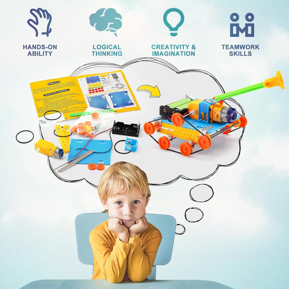 STEM Kits for Kids 6-13 | Science & Robot Building Toys for Boys & Girls