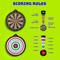 Magnetic Dart Board for Kids – Indoor Outdoor Party Game Gift Ages 3-12