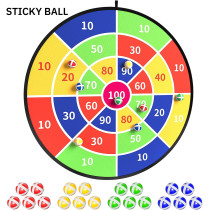 TEMI 29 Large Dart Board for Kids with 20 Balls – Fun Indoor & Outdoor Toy