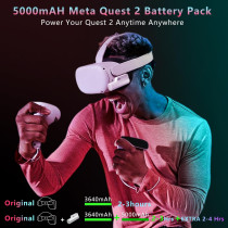 Saqico 5000mAh Battery Pack for Oculus Quest 2 | Lightweight VR Power Boost