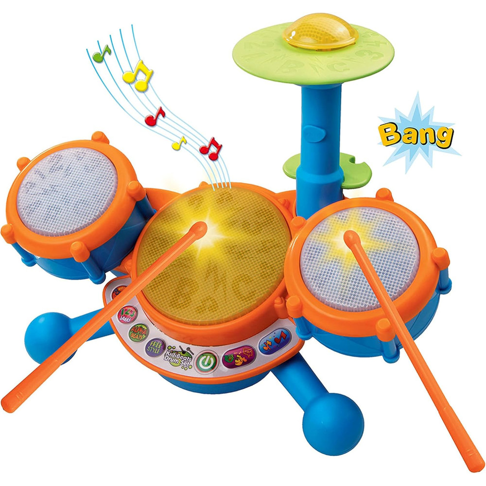 VTech KidiBeats Drum Set - Frustration Free Packaging & Fun Play