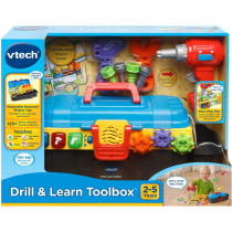 VTech Drill and Learn Toolbox – Interactive Kids' Tool Set Toy