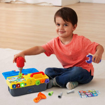 VTech Drill and Learn Toolbox – Interactive Kids' Tool Set Toy