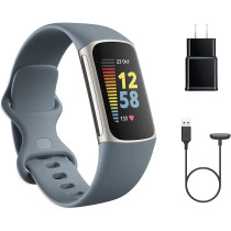 Fitbit Charge 5 GPS & Santé - Tracker Fitness Avancé Bleu