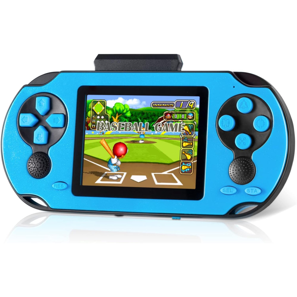 16-Bit Handheld Game Console with 230 Retro Games & USB Rechargeable Battery