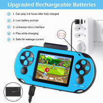 16-Bit Handheld Game Console with 230 Retro Games & USB Rechargeable Battery
