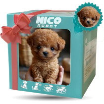 2025 New AI Robot Dog Puppy – Realistic, Interactive, Walking & Barking