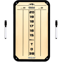 GoSports Dry Erase Steel Darts Scoreboard with 2 Magnetic Markers