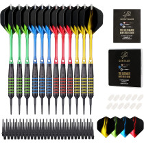 Centaur 12 Pack Soft Tip Darts - 18g Professional Dart Set & Case
