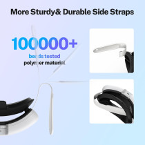 YOGES 10000mAh Magnetic Battery Head Strap for Meta Quest 3 & 3S