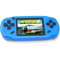 16-Bit Handheld Game Console 3 Screen Preloaded 100 Retro Games Blue