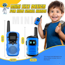 Kids Walkie Talkies for Boys - Mini Robots 2 Pack Birthday Gifts Ages 3-8