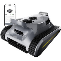 Cordless Robotic Pool Cleaner 180W, 45,000Pa Suction & Sonar Navigation