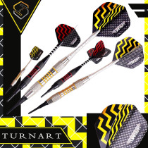 Turnart Professional Soft Tip Darts Set – 9 PCS with Extras & Case