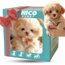 2025 Nicoo AI Robot Dog for Adults – Realistic Puppy with Bark & Wag