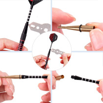 Turnart Darts Soft Tips Pro 9 pcs + Accessoires Officiels