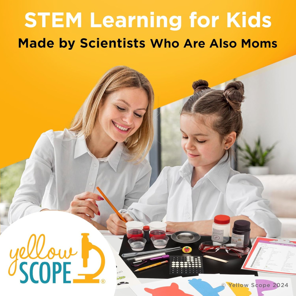 Kids Science Kit: Acid-Base pH Color Changing STEM Experiment (Ages 8-12)
