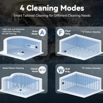 X5 Cordless Robotic Pool Cleaner - Wall & Waterline, Smart Navigation