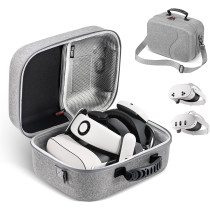 Large Carrying Case for Meta Quest 3/3S with Battery & VR Accessories