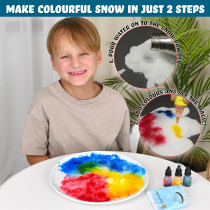 Kit Science Neige Magique pour Enfants | Activité DIY Colorée