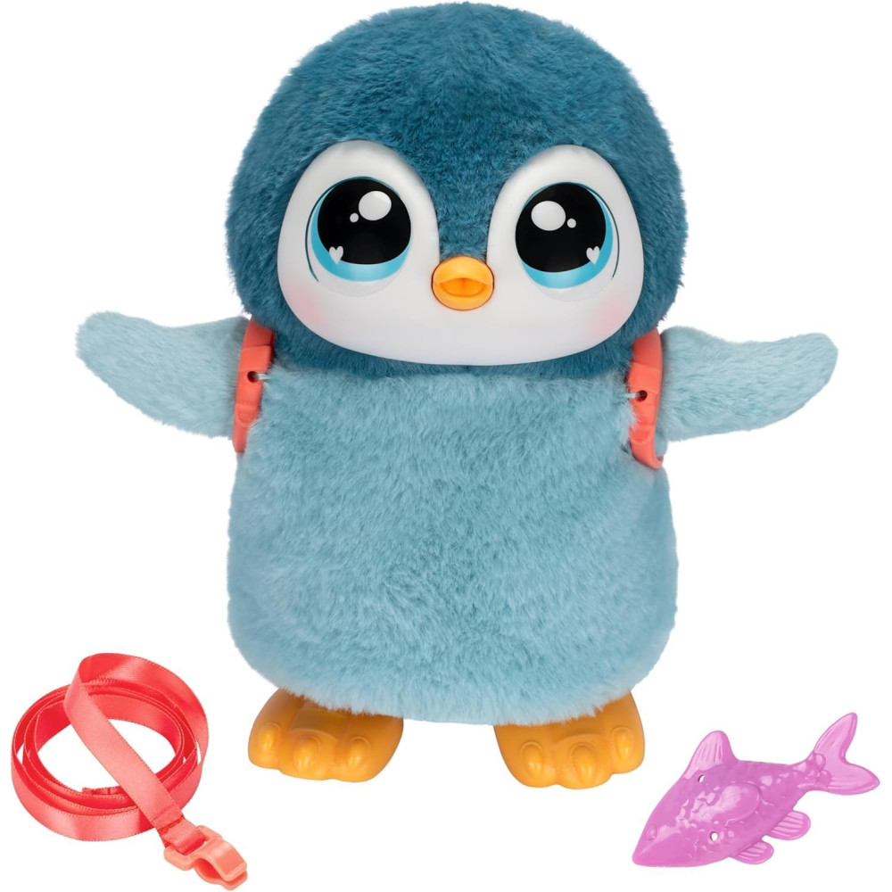 Little Live Pets Walking Penguin Waddles Toy with 25+ Sounds for Kids