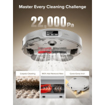 Roborock Qrevo CurvX : Aspirateur Mop Ultra Slim 22,000Pa