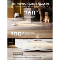Roborock Qrevo CurvX Robot Vacuum & Mop - 22,000Pa, AI Obstacle, Auto Mop