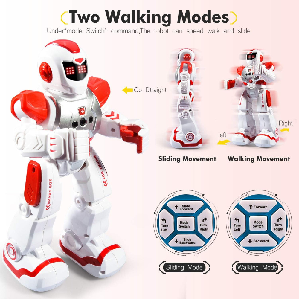 Robot Intelligent RC pour Enfants – Cadeau Anniversaire 3-12+ ans