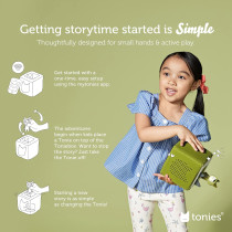 Toniebox Audio Player Starter Set with Playtime Puppy – Green, 3+