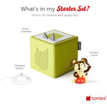 Toniebox Starter Set Vert - Jouet Audio 3+ Ans avec Puppy