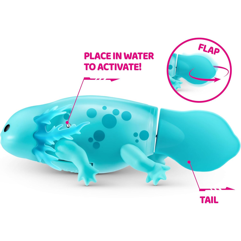 ZURU Pets Alive Robo Axolotl Toy - 2 Pack Electronic Swimming Pets ZURU Pets Alive Robo Axolotl Toy - 2 Pack Electronic Swimming Pets