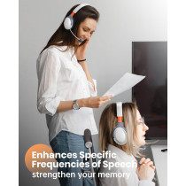 Casque Bluetooth sans fil : Écoute auditive pour enfants ADHD