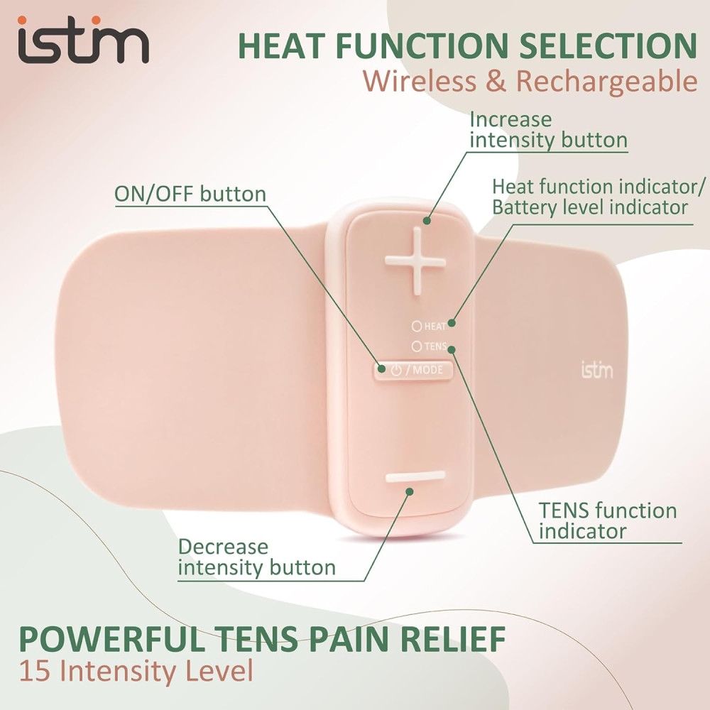 iStim S1 TENS Unit: Wireless Pain Relief for Menstrual Cramps & Back Pain