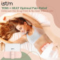 iStim S1 Wireless TENS Unit - Rechargeable Pain Relief for Menstrual Cramps & Back Pain with Heat and Gel Pads