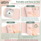 iStim S1 Wireless TENS Unit - Rechargeable Pain Relief for Menstrual Cramps & Back Pain with Heat and Gel Pads
