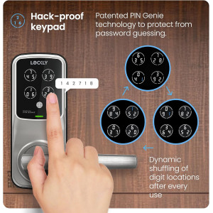 Lockly Secure Pro Wi-Fi Smart Lock: Keyless Entry & Biometric Sensor