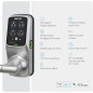 Lockly Secure Pro Smart Lock - Wi-Fi Keyless Entry, Biometric Fingerprint, Voice Control & Auto Lock, Latch Edition