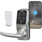 Lockly Secure Pro Smart Lock - Wi-Fi Keyless Entry, Biometric Fingerprint, Voice Control & Auto Lock, Latch Edition