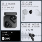 CMF Buds 2a Wireless Earbuds - 42dB Hybrid ANC, 12.4mm Bass Drivers, 4 Mic Calls, Sport Earbuds, Dark Grey