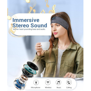 Bluetooth Sleep Headphones - Perfect Gift for Music Lovers & Athletes