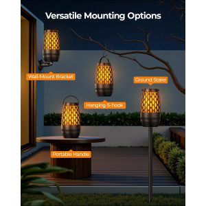 Outdoor Bluetooth Waterproof Speakers with Flame Lights - Perfect Gadget Gift!