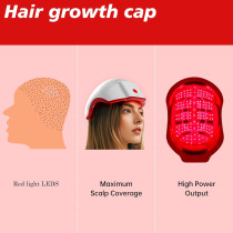 LED Hair Growth Cap - Laser Therapy for Men & Women Regrowth
