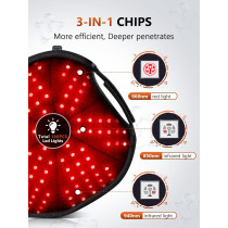 Revitalize Your Head with 630nm & 850nm Red Light Therapy Devices