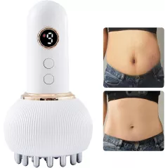 Appareil de Massage Drainant et Anti-Cellulite - Réduit les Vergetures, Sculpte le Corps avec Microcourant et Vibration